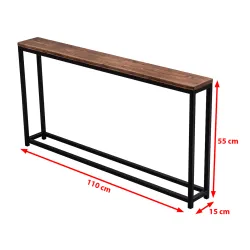 konsola stalowa loft