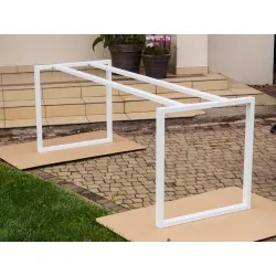 Duży stelaż stalowy, podstawa pod biurko, stół