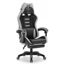 Fotel gamingowy HELL'S CHAIR HC- 1039 2.0 Black- Grey tkanina