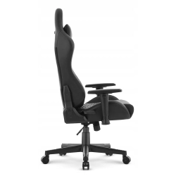 FOTEL GAMINGOWY Biurowy Obrotowy Hell's Chair HC- 2000 Black Ekoskóra