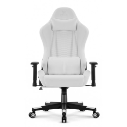 FOTEL GAMINGOWY Biurowy Obrotowy Hell's Chair HC- 2000 White Ekoskóra