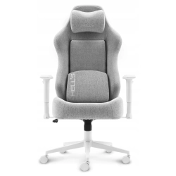 Fotel gamingowy HELL'S CHAIR HC- 1009 White- Gray tkanina szary