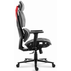 Fotel biurowy ergonomiczny obrotowy Hell's Chair HC-1010 szary tkanina