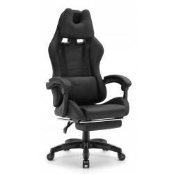 Fotel gamingowy HELL'S CHAIR HC- 1039 2.0 Black tkanina