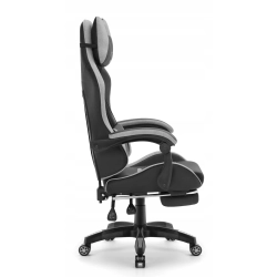 Fotel gamingowy HELL'S CHAIR HC- 1039 2.0 Black- Grey tkanina