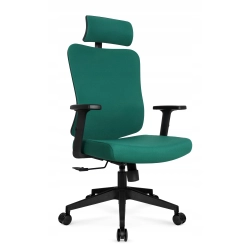 Fotel biurowy ergonomiczny obrotowy Hell's Chair HC-1041 Zielony Tkanina