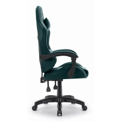 Fotel gamingowy Hell's Chair HC- 1000 Green Zielony Tkanina Welurowa