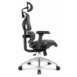 Fotel biurowy ergonomiczny obrotowy Hell's Chair HC- 1056 Czarny TKANINA