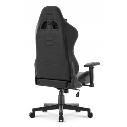 FOTEL GAMINGOWY Biurowy Obrotowy Hell's Chair HC- 2000 Black Ekoskóra