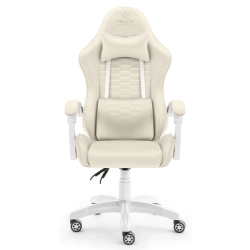 Fotel gamingowy Hell's Chair HC-1000 beżowy tkanina