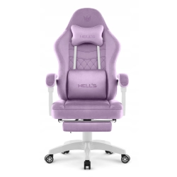 Fotel gamingowy HELL'S CHAIR HC- 1015 Fioletowy tkanina
