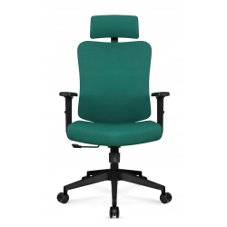 Fotel biurowy ergonomiczny obrotowy Hell's Chair HC-1041 Zielony Tkanina