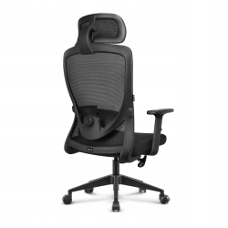 Fotel biurowy ergonomiczny obrotowy Hell's Chair HC- 1040 Czarny Tkanina