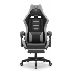 Fotel gamingowy HELL'S CHAIR HC- 1039 2.0 Black- Grey tkanina