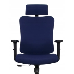 Fotel biurowy ergonomiczny obrotowy Hell's Chair HC-1041 Navy Tkanina