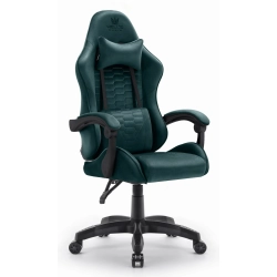 Fotel gamingowy Hell's Chair HC- 1000 Green Zielony Tkanina Welurowa
