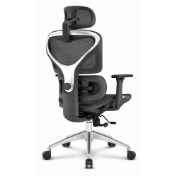 Fotel biurowy ergonomiczny obrotowy Hell's Chair HC- 1056 Czarny TKANINA