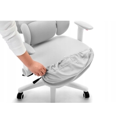 Fotel gamingowy Hell's Chair HC-999 grey tkanina