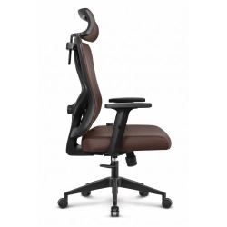 Fotel obrotowy HELL'S CHAIR brązowy