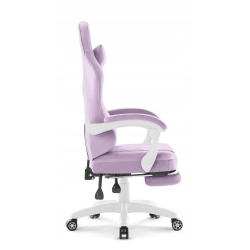 Fotel gamingowy HELL'S CHAIR HC- 1015 Fioletowy tkanina