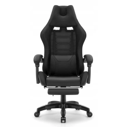 Fotel gamingowy HELL'S CHAIR HC- 1039 2.0 Black tkanina