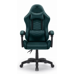 Fotel gamingowy Hell's Chair HC- 1000 Green Zielony Tkanina Welurowa