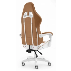 Fotel Gamingowy Hell's Chair Rainbow 2.0 Beżowy Kolorowy