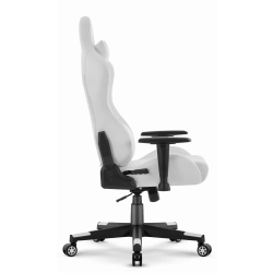 FOTEL GAMINGOWY Biurowy Obrotowy Hell's Chair HC- 2000 White Ekoskóra