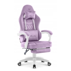 Fotel gamingowy HELL'S CHAIR HC- 1015 Fioletowy tkanina