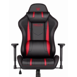 FOTEL GAMINGOWY Biurowy Obrotowy Hell's Chair HC- 1013 Black- Red