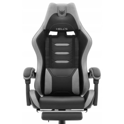 Fotel gamingowy HELL'S CHAIR HC- 1039 2.0 Black- Grey tkanina