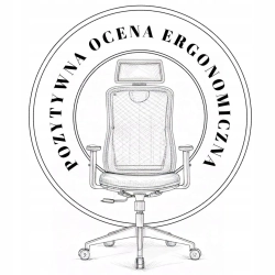 Fotel biurowy ergonomiczny obrotowy Hell's Chair HC- 1040 Czarny Tkanina