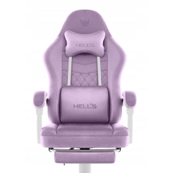 Fotel gamingowy HELL'S CHAIR HC- 1015 Fioletowy tkanina