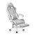 FOTEL GAMINGOWY Dla dzieci Hell's Chair HC-1039 2.0 White-Grey z podnóżkiem