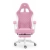 Fotel gamingowy HELL'S CHAIR HC- 1015 Różowo- biały tkanina