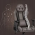 FOTEL GAMINGOWY Biurowy Obrotowy Hell's Chair HC- 1013 Grey- Black Tkanina