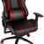 FOTEL GAMINGOWY Biurowy Obrotowy Hell's Chair HC- 1013 Black- Red