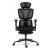 Fotel biurowy ergonomiczny obrotowy Hell's Chair HC-1044 czarny tkanina