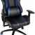 FOTEL GAMINGOWY Biurowy Obrotowy Hell's Chair HC- 1013 Black Blue Ekoskóra