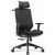Fotel biurowy ergonomiczny obrot. Hell's Chair HC-1052 Plus czarny tkanina