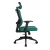 Fotel biurowy ergonomiczny obrotowy Hell's Chair HC-1041 Zielony Tkanina