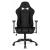 FOTEL GAMINGOWY Biurowy Obrotowy Hell's Chair HC- 1013 Black Tkanina Zamsz