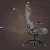 FOTEL GAMINGOWY Biurowy Obrotowy Hell's Chair HC- 1013 Grey- Black Tkanina