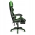 Fotel gamingowy HELL'S CHAIR HC-1039 green skóra sztuczna czarny
