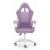 Fotel gamingowy Hell's Chair HC- 1000 Purple White Fioletowy Biały Tkanina