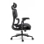 Fotel biurowy ergonomiczny obrotowy Hell's Chair HC-1044 czarny tkanina