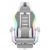 Fotel gamingowy HELL'S CHAIR HC-1039 2.0 Grey RGB LED tkanina szary
