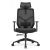 Fotel biurowy ergonomiczny obrotowy Hell's Chair HC-1052 czarny tkanina