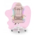 Fotel gamingowy obrotowy dla dzieci Hell's Chair HC-1000 LED Pink tkanina