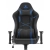 FOTEL GAMINGOWY Biurowy Obrotowy Hell's Chair HC- 2001 Black- Blue Ekoskóra